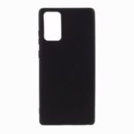 Solid Color Matte Soft TPU Protective Case for Samsung Galaxy Note 20 5G / Galaxy Note 20 – Black