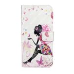Pattern Printing Light Spot Decor Leather Case Stand Wallet Phone Cover for Samsung Galaxy A51 SM-A515 – Beauty