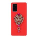 Rhinestone Decoration TPU Phone Case for Samsung Galaxy Note20 Ultra/Note20 Ultra 5G – Red