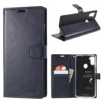 MERCURY GOOSPERY Blue Moon Leather Wallet Stand Case for Samsung Galaxy A11 – Black