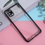 Plastic + TPU Hybrid Shell Case for Samsung Galaxy A21s – Black