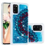 Pattern Printing Glitter Powder Sequins TPU Case for Samsung Galaxy A41 (Global Version) – Mandala Flower