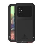 LOVE MEI Shockproof Dropproof Dustproof Shell for Samsung Galaxy A51 5G SM-A516 – Black