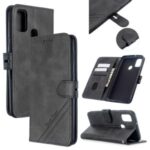 Leather with Wallet Unique Shell for Samsung Galaxy A21s – Black