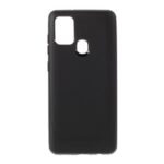 Carbon Fiber Skin TPU Phone Cover for Samsung Galaxy A21s – Black