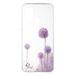 Pattern Printing Style Clear TPU Phone Shell Cover for Samsung Galaxy A21s – Dandelion
