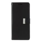 MERCURY GOOSPERY Rich Diary Leather Wallet Protection Case for Samsung Galaxy Note20 Ultra 5G / Galaxy Note20 Ultra – Black