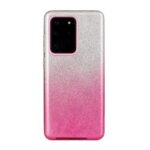 Gradient Color TPU + PC Hybrid Phone Cover for Samsung Galaxy S20 Ultra – Pink