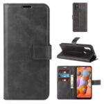 Wallet Leather Stand Case Protective Flip Cover for Samsung Galaxy A11(EU Version)/M11 – Black