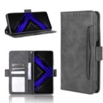 Wallet Leather Stand Case for Honor Play4 Pro – Black
