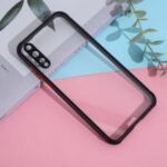 Clear Casing PC + TPU Hybrid Cell Phone Cover for Huawei Y8p – Black
