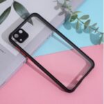 Clear Cover PC + TPU Hybrid Cell Phone Casing for Huawei Y5p – Black