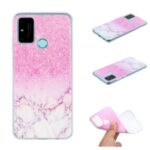 Pattern Printing Soft TPU Mobile Phone Shell for Huawei P smart 2020 – Marble Pattern
