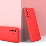 GKK Detachable 3-Piece Matte Hard Plastic Case for Huawei nova 7 5G – Red
