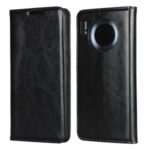 Crazy Horse Texture Genuine Leather with Wallet Shell for Huawei Mate 30 – Black