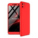 GKK Detachable 3-Piece Matte Hard PC Shell Case for Huawei Y5p – Red