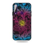 Pattern Printing Matte TPU Case Accessory for Huawei Y6p – Lace Flower