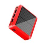 3 USB Ports 5000mAh Mini Solar Power Bank with Type-C + Micro USB Dual Input – Red
