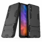 2 in 1 PC + TPU Hybrid Kickstand Phone Cover for Xiaomi Redmi 9A – Black