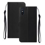 PU Leather Wallet Stand Case Accessory for Xiaomi Redmi 9A – Black
