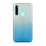 Gradient Color Glittery Powder PC+TPU Hybrid Shell for Xiaomi Redmi Note 8T – Blue