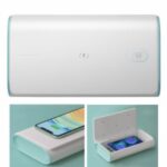 MOMAX Q.Power UV-C BOXX UV-C LED Sanitizer Disinfection Box with Wireless Charging – White