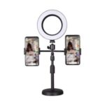 6-Inch Dimmable LED Ring Light Makeup Video Ring Lamp Photography with Phone Holder Clip