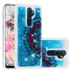 Pattern Printing Glitter Powder Sequins TPU Case for OPPO A5 (2020)/A9 (2020)/A11x – Mandala Flower