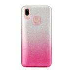 Gradient Color Glittery Powder PC+TPU Combo Case for Vivo Y91/Y93/Y95 – Pink