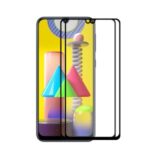 2PCS/Set HAT PRINCE Full Glue 0.26mm 9H 2.5D Arc Edge Full Size Tempered Glass Screen Protector for Samsung Galaxy M31/M21