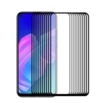 HAT PRINCE 10Pcs/Set Full Glue Full Size 0.26mm 9H 2.5D Tempered Glass Screen Film for Huawei P40 lite E/Y7p/Honor 9C