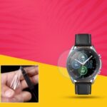 Soft TPU Anti-explosion Screen Guard Film for Samsung Galaxy Watch3 45MM R840 R845 D35MM