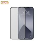 BASEUS 0.25mm Full-screen Curved Frosted Tempered Glass Film Protector for iPhone 12 5.4 inch (2pcs/pack) – Black