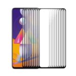 10Pcs/Set ENKAY Full Glue Full Screen 0.26mm 9H 2.5D Tempered Glass Protective Film for Samsung Galaxy M31s