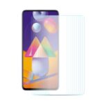 ENKAY 10Pcs/Set 0.26mm 9H 2.5D Arc Edge Tempered Glass Screen Protection Film for Samsung Galaxy M31s