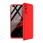 GKK Detachable 3-Piece Matte Hard PC Case for OnePlus Nord – Red