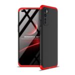 GKK Detachable 3-Piece Matte Hard PC Case for OnePlus Nord – Red / Black