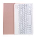 Bluetooth Backlight Keyboard Leather Stand Case for Samsung Galaxy Tab A7 10.4 (2020) T500 T505 – Rose Gold