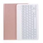 Bluetooth Backlight Keyboard Leather Stand Case for Samsung Galaxy Tab A7 10.4 (2020) T500 T505 – Rose Gold