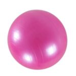 PVC 75cm Thickened Smooth Surface Explosion-proof Yoga Ball – Pink+Tyre Pump+Air Extraction+Air Plug