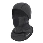 WEST BIKING Winter Thermal Fleece Breathable Face Mask Cycling Headgear Windproof Outdoor Sports Mask Scarf – Dark Grey