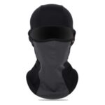 WEST BIKING Unisex Ice Silk Full Protection Sunscreen Mask Scarf Summer Outdoor Sports Headgear – Black