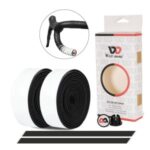 WEST BIKING Road Bike Handlebar Tapes Bicycle Bar Wraps – White / Black