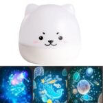 Starry Sky Projection Lamp Music Player USB Charging LED Night Light – Dog
