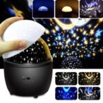 360-degree Rotating Starry Sky LED Projection Lamp with Night Light Function