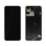 OEM LCD Screen and Digitizer Assembly + Frame Replacement (Without Logo) for Samsung Galaxy A30S SM-A307 – Black