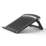 Aluminum Alloy Foldable Laptop Bracket Notebook Heat Dissipation Stand – Black