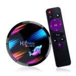 H96 MAX Amlogic S905X3 Quad Core Android 9.0 Bluetooth TV Box WiFi Media Player 4+128GB – EU Plug
