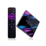 H96 MAX Android 9.0 RK3318 Quad Core TV Box Dual Band WiFi Media Player 4+64GB – EU Plug