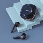 USAMS USAMS-SD Wireless Bluetooth 5.0 Earphone Headset Sports Headphone with Charging Bin – Black